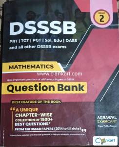 Examcart DSSSB Math Question Bank for for PRTs  TGTs  PGTs Spl.ed.