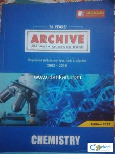 FIITJEE JEE MAINS  16 yrs QUESTION BANK CHEMISTRY