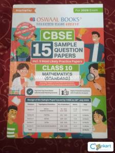 OSWAAL SEALED UNTOUCHED CLASS 10TH MATHS SAMPLE PAPERS FULL SEALED