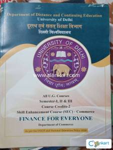 Finance for everyone for All U.G Courses Semester I,II & III