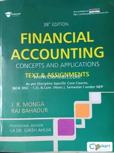 Financial Accounting: concepts and Applications B.Com (Hons) Semester1