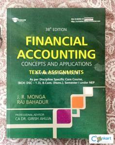 Financial Accounting for Bcom (H), NEP