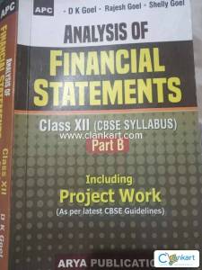 Financial statements class 12 part B CBSE