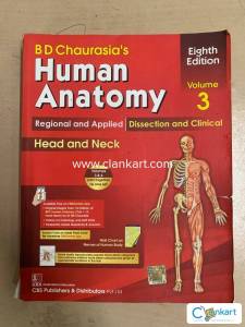 First yr anatomy text book BDC