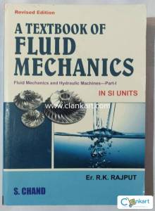 Fluid Mechanics Part 1 Book By R K Rajput