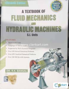 Fluid mechanics and hydraulic machines