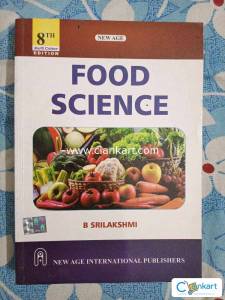 Food science book 8th edition by SriLakshmi