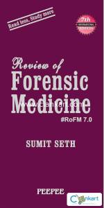 Forensic Medicine review book for neet pg and medical students