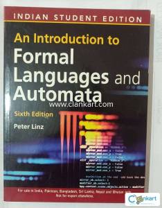 Formal Languages and Automata Book By Peter Linz