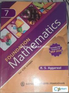 *DISCOUNTED* Foundation Mathematic for Class 7 ICSE