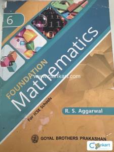 Foundation Mathematics for Class 6 by R.S. Aggarwal (Goyal Brothers)