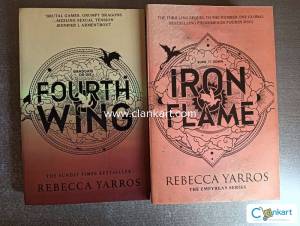 Fourth Wing and Iron Flame combo