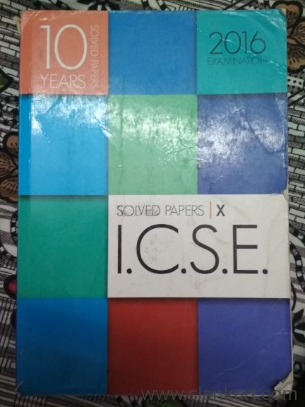 10 years solved papers ICSE