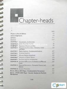 Fundamental of Investment B.Com (Hons)