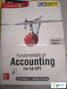 Fundamental of accounting for CA CPT