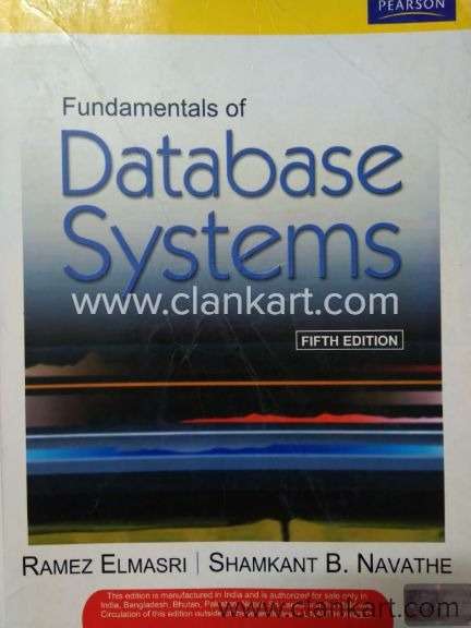 Fundamentals of Database Systems Fifth Edition