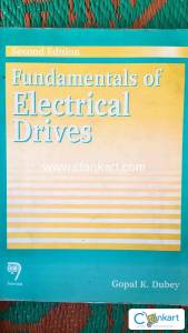 Fundamentals of Electrical Drives  Author(s) Gopal K. Dubey