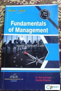 Fundamentals of Management for BBA 1ST SEMESTER