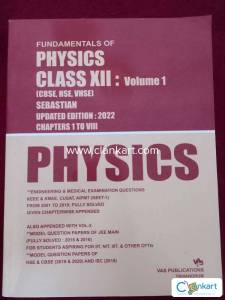Fundamentals of Physics for class12 :Vol 1(CBSE, HSE, VHSE)SEBASTIAN