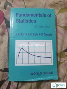 Fundamentals of Statistics (Volume One) by A.M. Gun