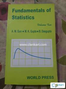 Fundamentals of Statistics (Volume Two) by A. M. Gun