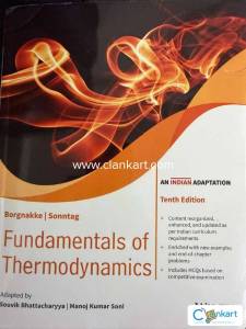 Fundamentals of Thermodynamics - New bought yesterday