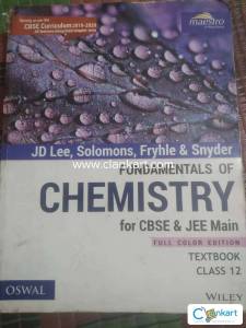 Fundamentals of chemistry by JD Lee for 12 class