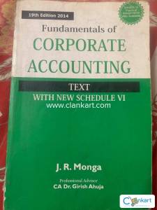 Fundamentals of corporate Accounting
