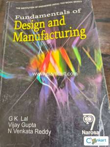 Fundamentals of design and manufacturing