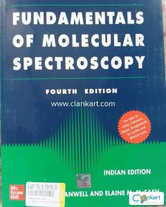 Fundamentals of molecular spectroscopy chemistry second hand