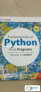 Fundamentals of python