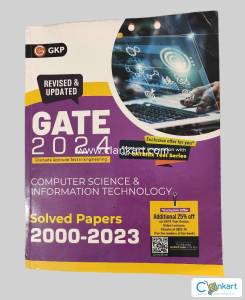 GATE 2024 : CSE & IT Solved Papers 2000-2023