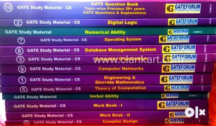 GATE CS BOOKS FULL SET FOR SELL - NEW CONDITION - PRICE NEGOTIABLE