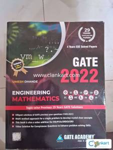 GATE ECE 2022 books by GATE ACADEMY  volume 1, 2 and Engg. Maths
