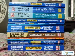 GATE + ESE Books + Handwritten notes for each subject