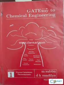 GATEway to Chemical Engineering (Volume : 1)