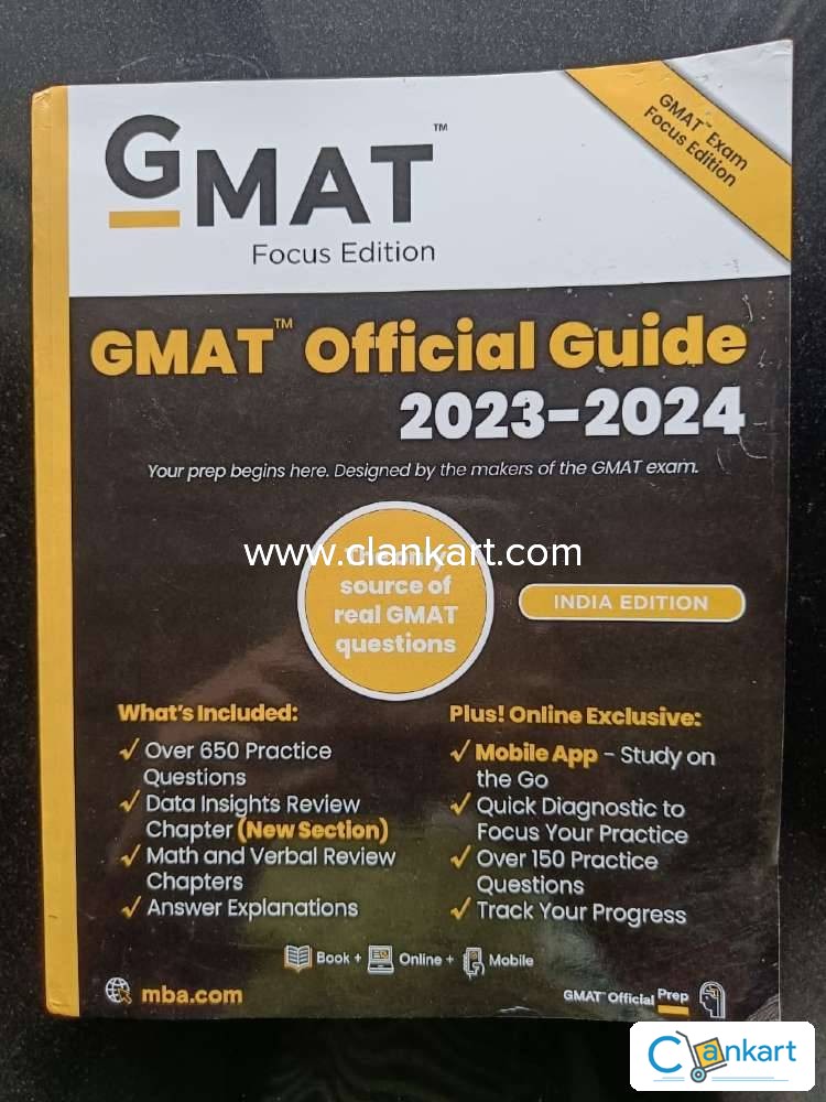 Buy 'GMAT Official Guide Focus Edition 20232024' Book In Excellent