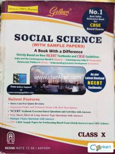 GOLDEN Social Science Class 10 for 2025 Board Exam
