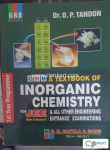 GRB A TEXTBOOK OF INORGANIC CHEMISTRY FOR JEE(1st YEAR PROGRAMME) - EX