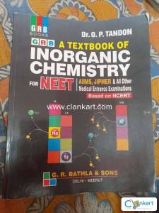 GRB A TEXT BOOK OF INORGANIC CHEMISTRY FOR NEET (EXAMINATION 2020-2021