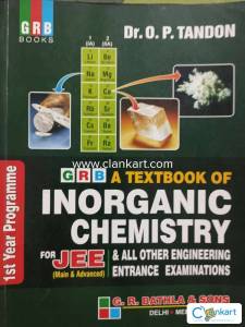 GRB A textbook of inorganic chemistry Dr. O.P TANDON(1st Year Program)