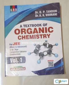 GRB BOOKS A TEXT BOOK OF ORGANIC CHEMISTRY JEE AND ADVANCED