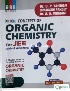 GRB Concepts Of Organic Chemistry For Jee Dr. O.P. Tandon