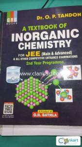 GRB Inorganic Chemistry Book For Jee 2nd year programme class 12