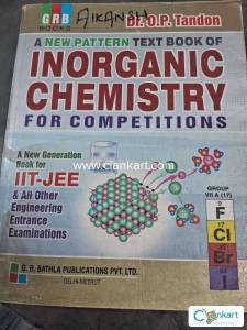 GRB Textbook of inorganic chemistry by Dr. OP Tondon