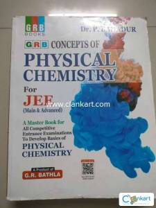 GRB books concepts of physical chemistry for JEE by Dr P Bahadur