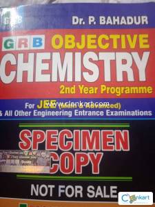 GRB objective chemistry for jee mains and advanced by  P. BAHADUR