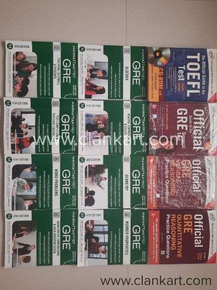 GRE Manhattan 8 books