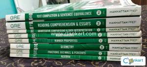 GRE Manhattan Prep 4th Edition books (Set of 8)