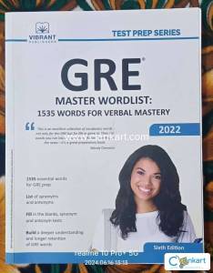 GRE and English preparation books
